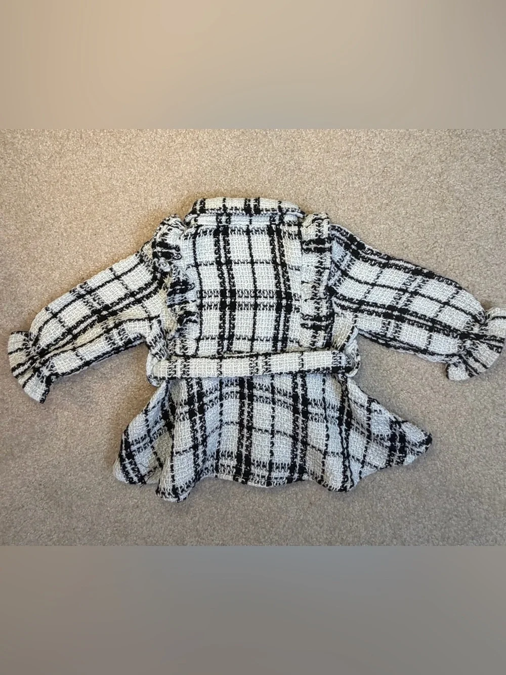 Baby Girls tweed trench coat 6-9M
